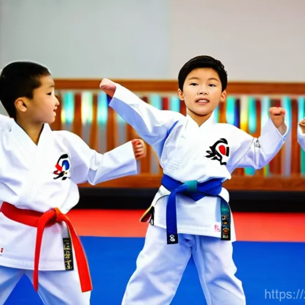 태권도 명절 행사 아이디어 - **Prompt 1: "Little Warrior Challenge Day"**
A vibrant, dynamic shot of diverse children, aged 6...