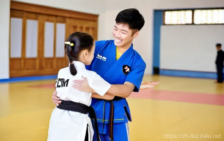 태권도 도장에서의 생활 - **Prompt:** A diverse group of Taekwondo practitioners, including both men and women of various adul... 태권도 도장에서의 생활 - **Prompt:** A diverse group of Taekwondo practitioners, including both men and women of various adul...